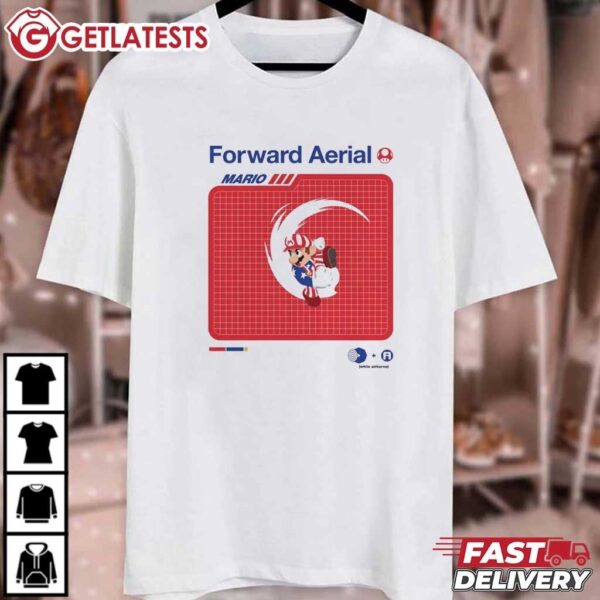 Forward Aerial Mario Super Smash Bros T Shirt (1)