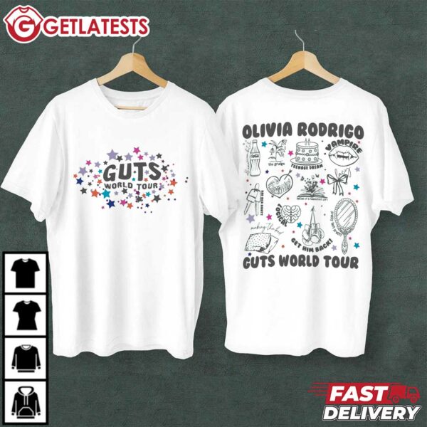 Olivia Rodrigo Guts World Tour T Shirt (1)