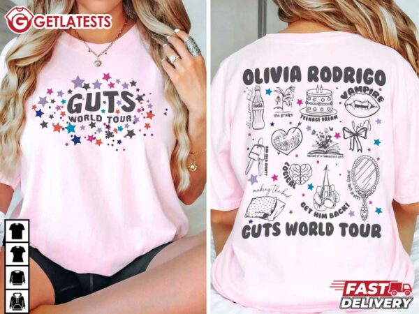 Olivia Rodrigo Guts World Tour T Shirt (2)