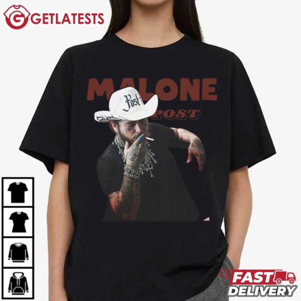 Post Malone Concert Posty Merch T Shirt (4)