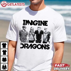 Vintage Imagine Dragons Music Band T Shirt (2)