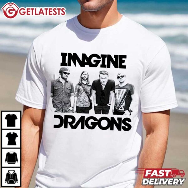 Vintage Imagine Dragons Music Band T Shirt (2)