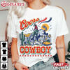 Cowhide Riding Coors Cowboys Western Country T Shirt (2)