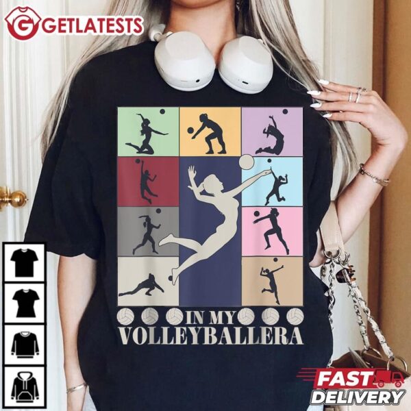 In My Volleyball Era Retro Game Day T Shirt (2)