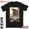 Japanese Art Legendary Rare Kaiju Calligraphy T Shirt (1)