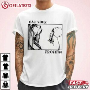 Eat Your Protein Attack On Titan T Shirt (2)