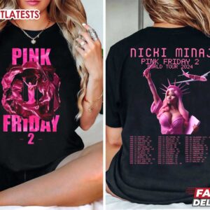 Nicki Minaj Pink Friday 2 World Tour 2024 T Shirt (2)