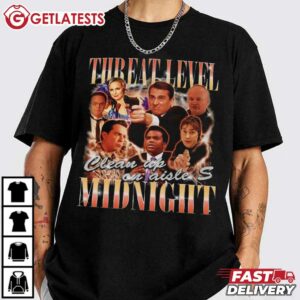 The Office Threat Level Midnight Michael Scott T Shirt (3)