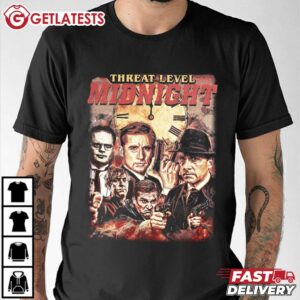 Threat Level Midnight The Office Vintage T Shirt (2)