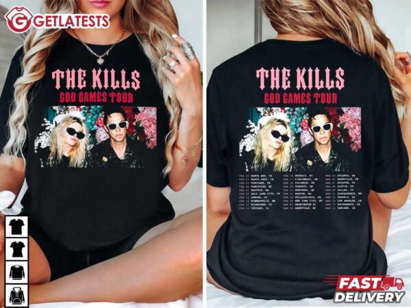 The Kills God Games Tour 2024 T Shirt (2)