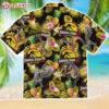 Jurassic Park Pineapple Floral Summer Hawaiian Shirt (2)