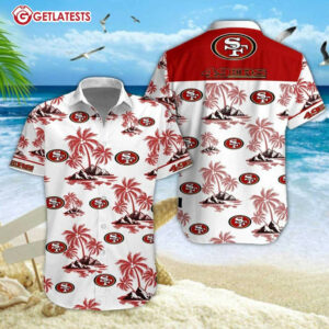 San Francisco 49ers NFL Tropical Summer Hawaiian Shirt And Shorts (2)