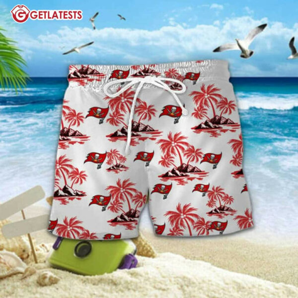 Tampa Bay Buccaneers NFL Tropical Hawaiian Shirt And Shorts (1)