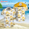 Pittsburgh Steelers NFL Tropical Hawaiian Shirt And Shorts (2)