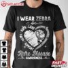 I Wear Zebra Rare Disease Awareness T Shirt (1)