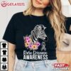 Rare Disease Awareness Zebra Rare Disease Warrior T Shirt (3)