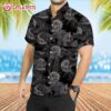 Gothic Skull Black Hawaiian Shirt (2)