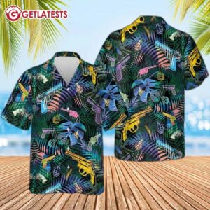 Tropical Gun Men's Hawaiian Shirt