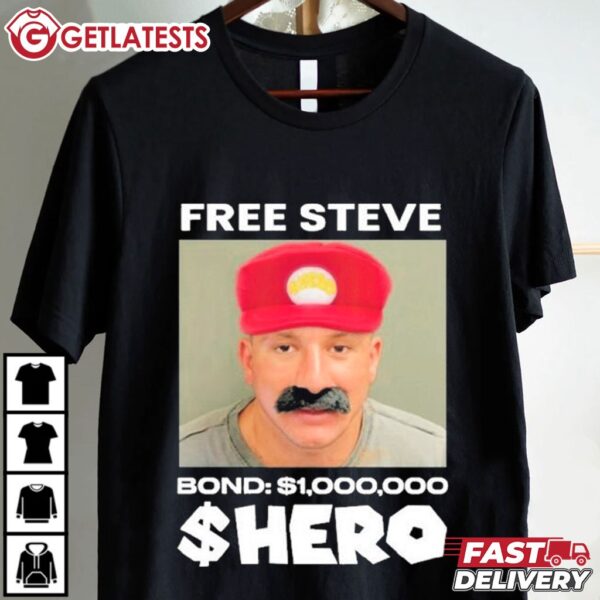 Free Steve The Hero of Minecraft Bond 1K$ T Shirt (2)