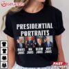 Presidential Portraits Trump More Jobs Obama No Jobs Biden Nut Jobs T Shirt (3)