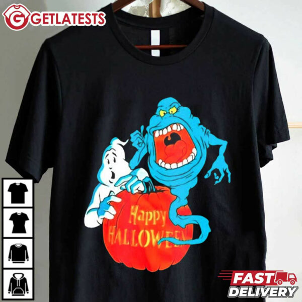 Ghostbusters Hook And Ladder 8 Happy Halloween T Shirt (2)