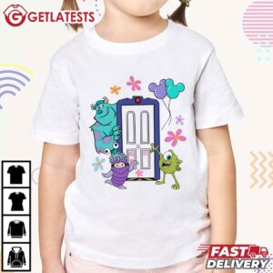 Boo Mike and Sulley Monsters Inc. Doors T Shirt (2)