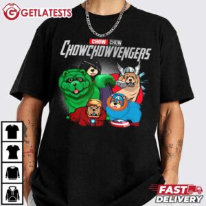 Chow Chow Chowchowvengers Avengers Team for Dog Lovers T Shirt (2)