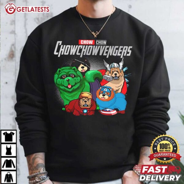 Chow Chow Chowchowvengers Avengers Team for Dog Lovers T Shirt (4)