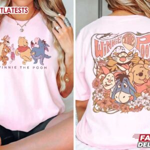 Retro Winnie The Pooh And Friends T Shirt (2)