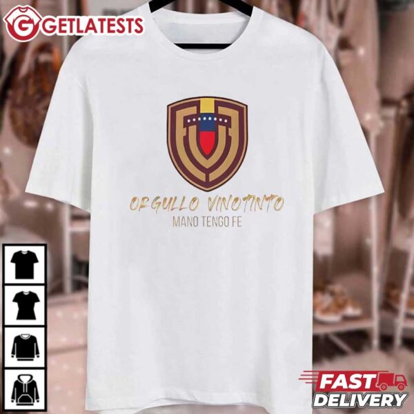 Venezuela Soccer Team La Vinotinto Mano Tengo Fe T Shirt (1)