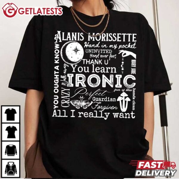 Alanis Morissette Merch The Triple Moon Tour 2024 T Shirt (3)