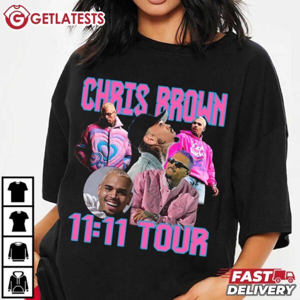 Chris Brown 2024 Concert Merch T Shirt (3)