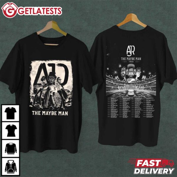 AJR The Maybe Man Tour 2024 T Shirt (1)