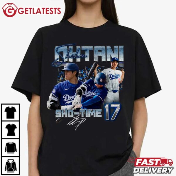 Shohei Ohtani LA 17 Los Angeles Dodgers T Shirt (2)