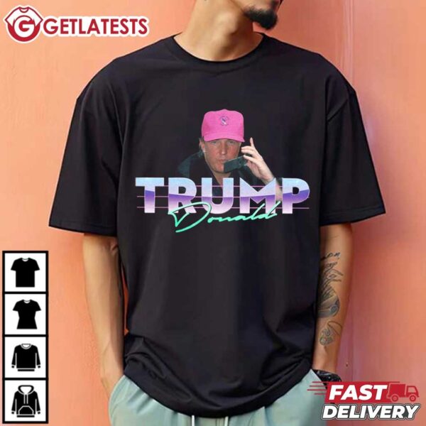 Vintage 1980's Donald Trump Miami Vice Style T Shirt (3)