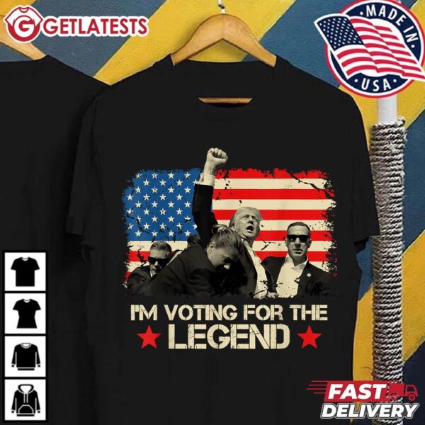 I'm Voting For The Legend Trump Failed Assassination T Shirt (1)