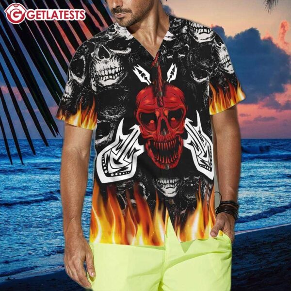 Punk Rock Never Dies Gothic Hawaiian Shirt (1)