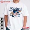 Mickey Mouse Los Angeles Dodgers 1958 Baseball T Shirt (2)