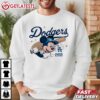 Mickey Mouse Los Angeles Dodgers 1958 Baseball T Shirt (4)