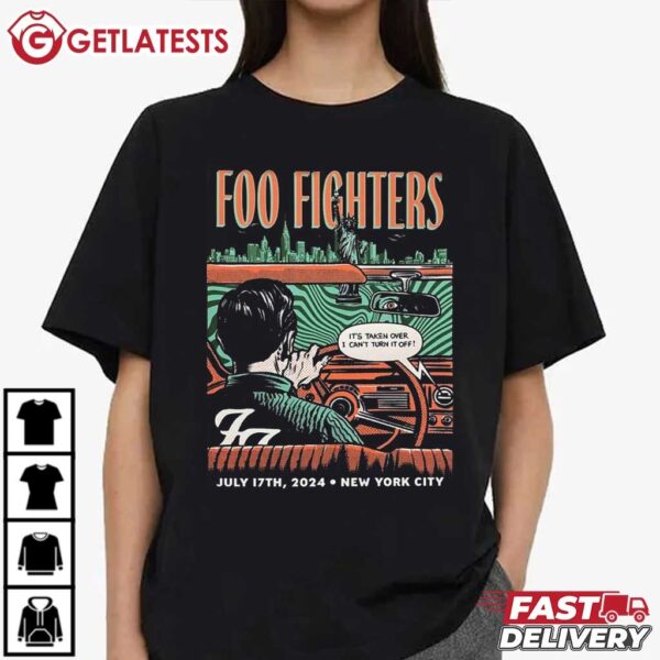 Foo Fighters Citi Field Queens New York City T Shirt (3)