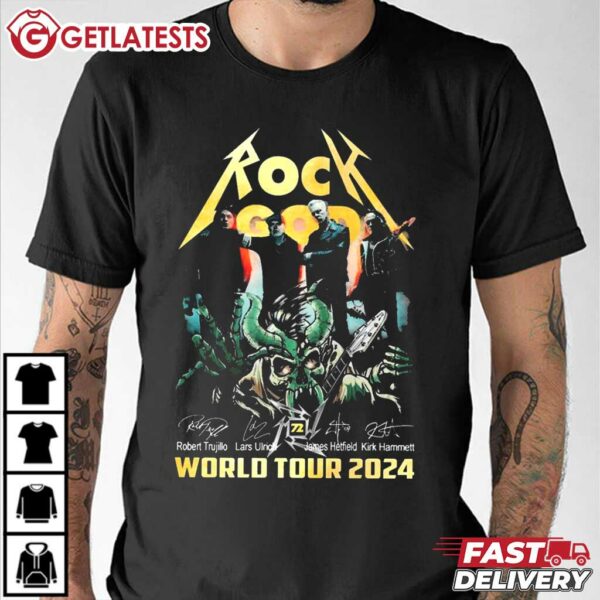 Rock Gods World Tour 2024 Signatures T Shirt (2)