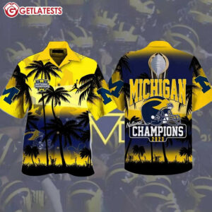 Michigan Wolverines National Champions Summer Hawaiian Shirt