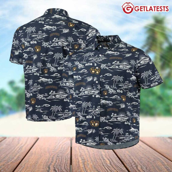 Milwaukee Brewers Kekai Summer Hawaiian Shirt