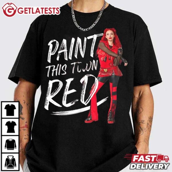 The Rise Of Red Paint This Town Descendants 4 T Shirt (3)