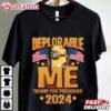 Deplorable me Trump for President 2024 Minion T Shirt (1)