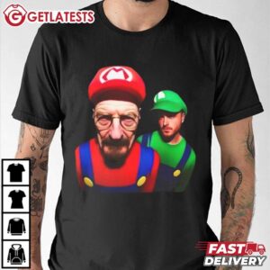 Walter Mario and Jesse Luigi Breaking Bad T Shirt (1)