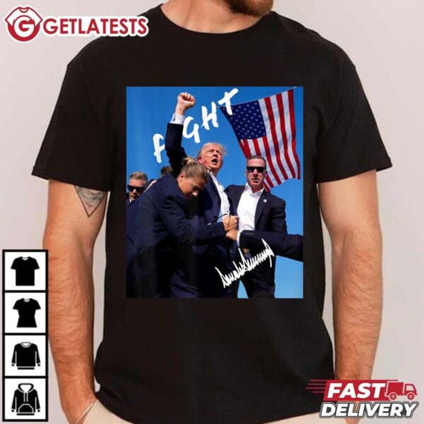 Trump Fight for American Signature Edition T Shirt (2)