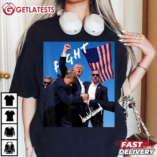 Trump Fight for American Signature Edition T Shirt (3)