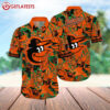 Baltimore Orioles Orange Baseball Summer Hawaiian Shirt