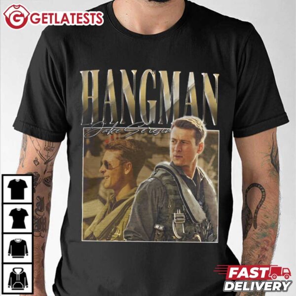 Jake Seresin Hangman Top Gun T Shirt (2)